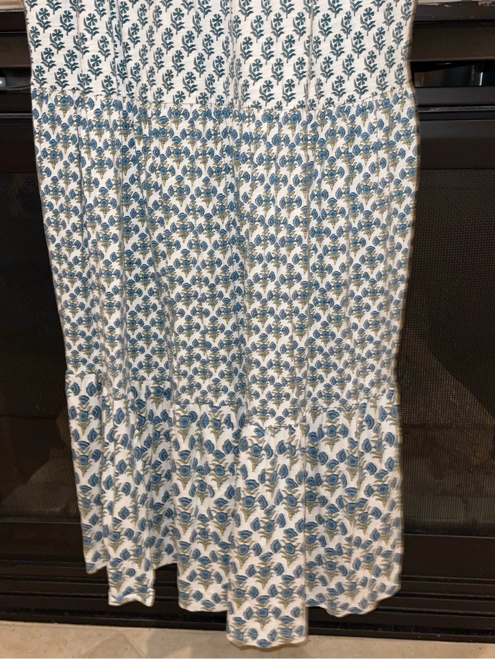 Boden jersey maxi dress in block print - Picture 5 of 8